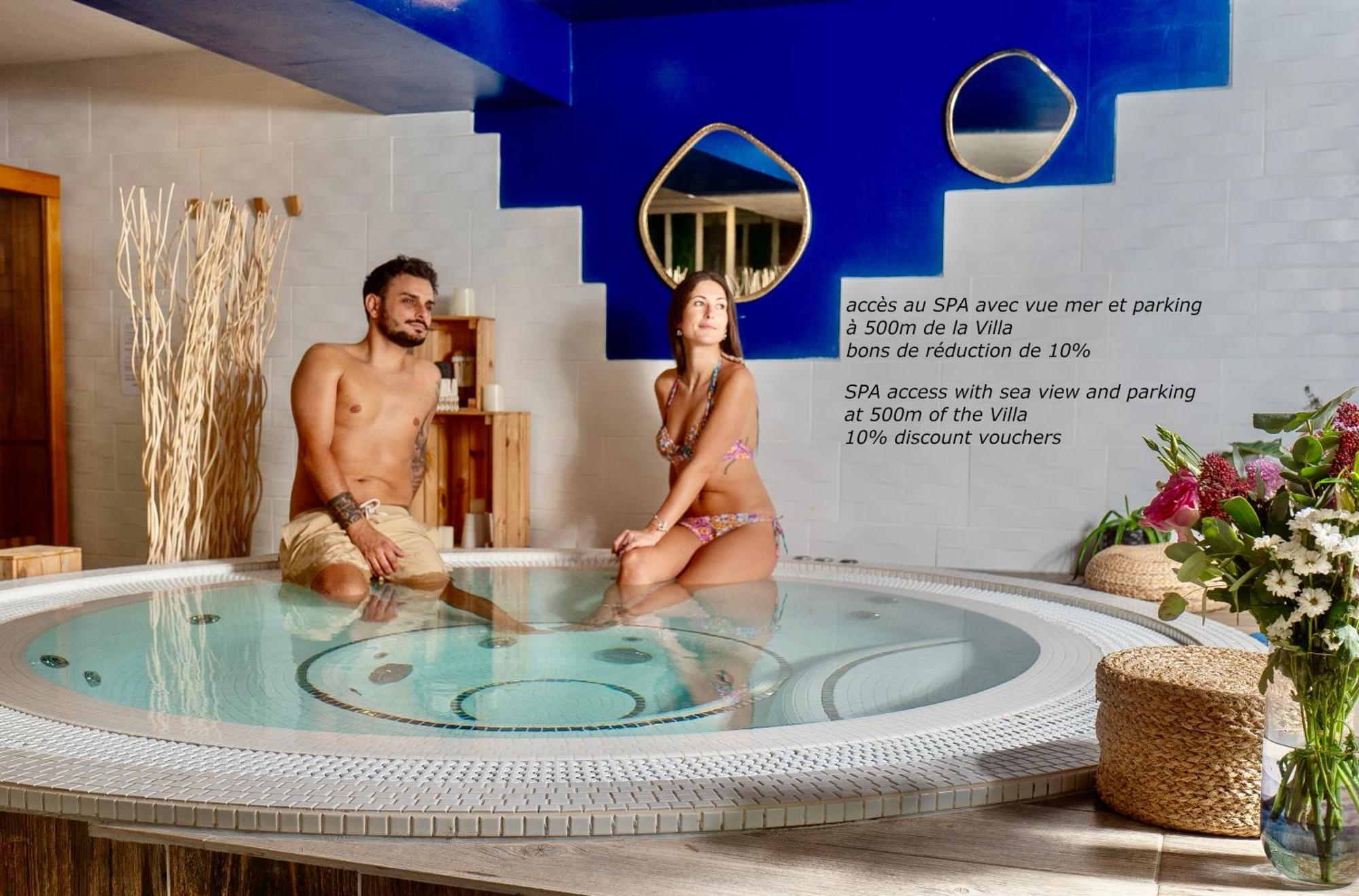 Blue Summer Vibes Mini Studio For Two, Ac, Parking, Beach At 50M, Spa Access -2 Ла-Сьота Экстерьер фото